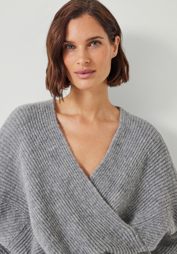 Betty Fluffy Cross Front Jumper