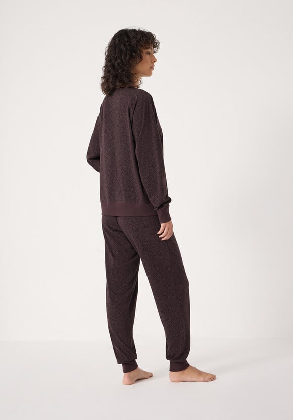 Joelle Jersey Jogger Animal Print Pyjamas
