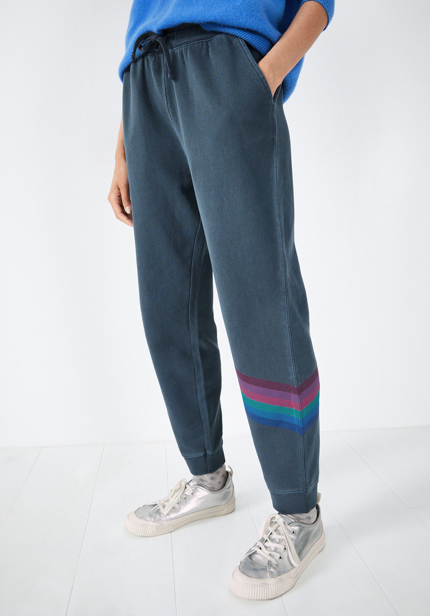 Hush striped joggers top
