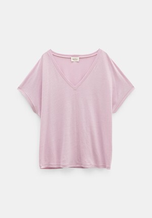 Danny Linen V-Neck T-Shirt