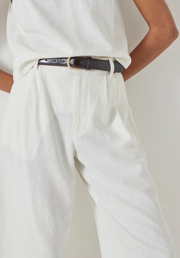 Linen Blend Lya Bermuda Shorts