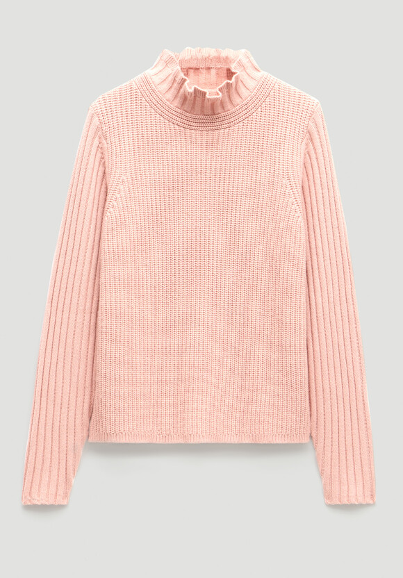 Kiley Wool Blend Frill Trim Jumper