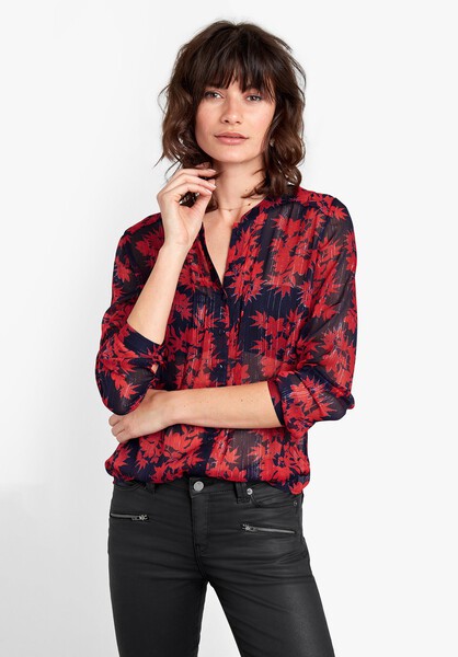 Alessia Metallic Stripe Shirt