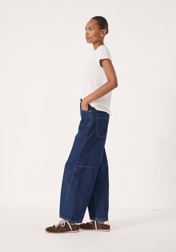 Bree Horseshoe Barrel Leg Jeans
