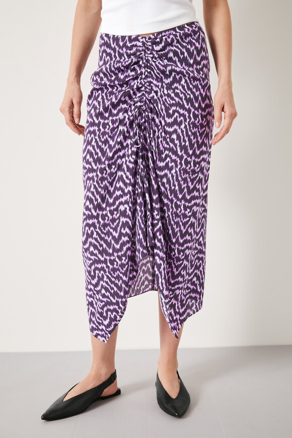 Fran Rouched Midi Skirt