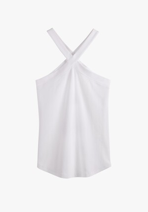 Tura Halterneck Cotton Vest