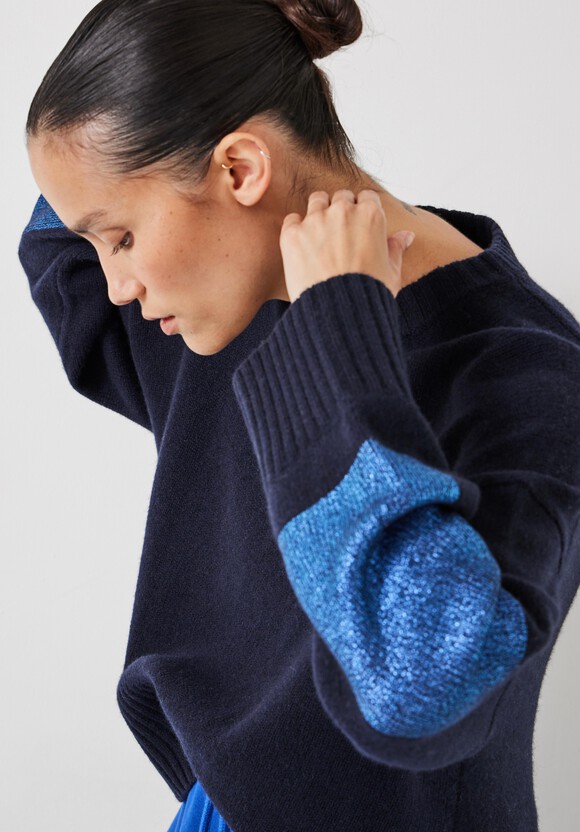Livvy Merino Wool Detachable Roll Neck Jumper