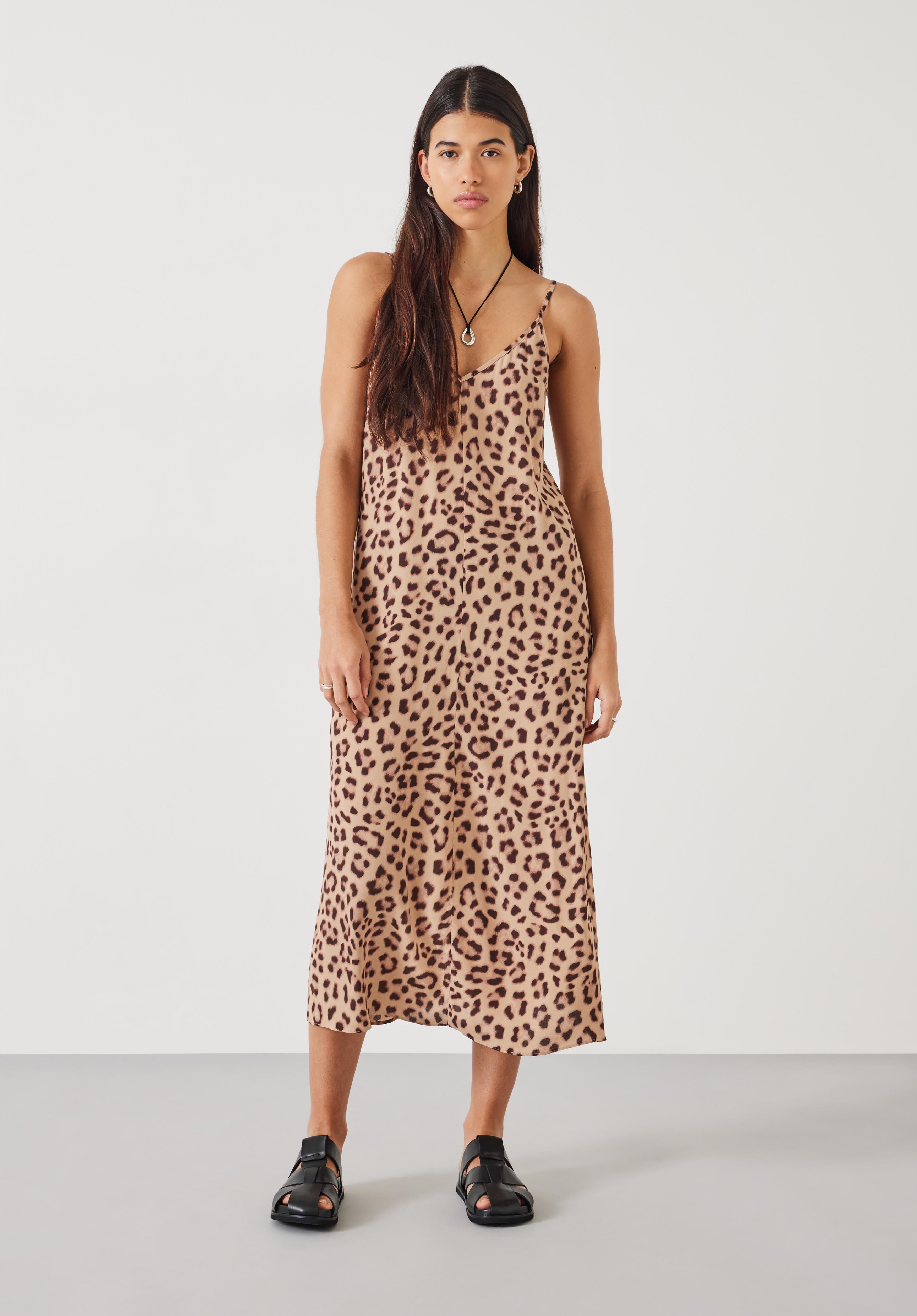 Leopard slip dress outlet