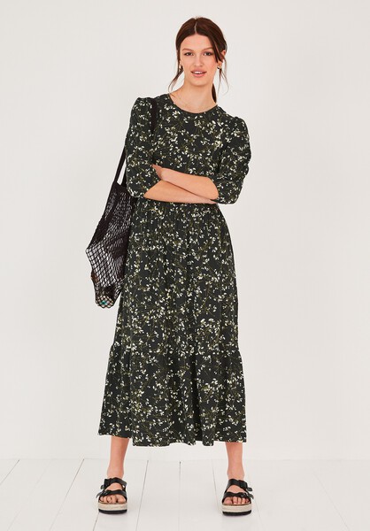 Athena Jersey Cotton Tier Dress