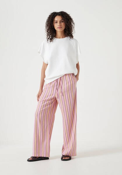 Cotton Stripe Trousers