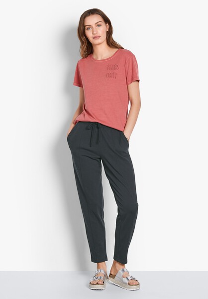 Pintuck Cropped Joggers