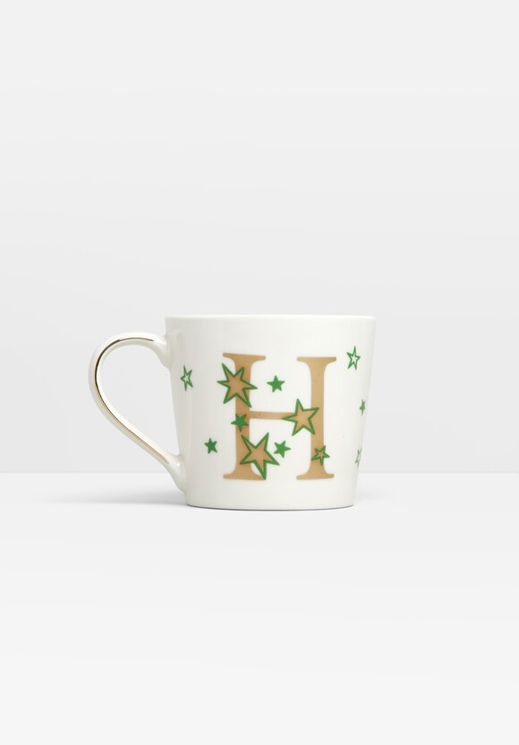 Meadow Initial Ceramic Mug