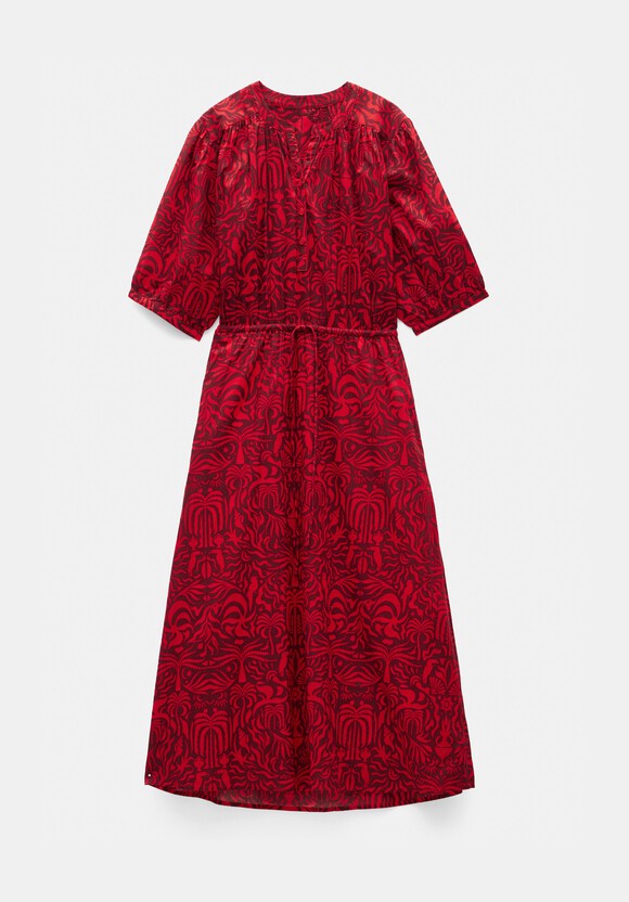 Lhea Printed Midi Dress