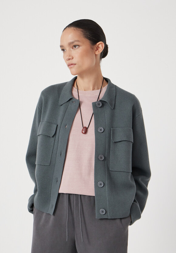 Bobbie Shirt Jacket with Wool