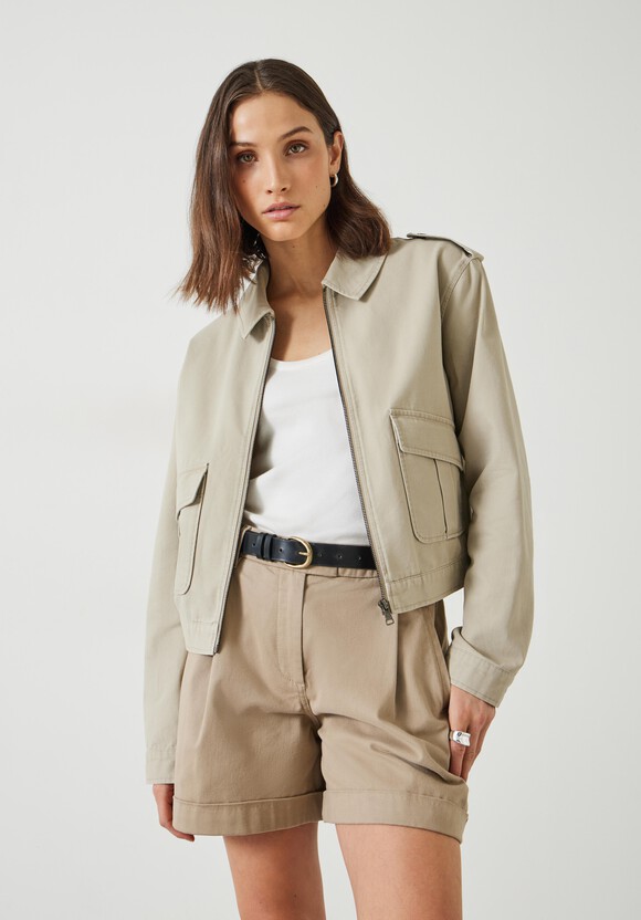 Laurie Zip Up Utility Jacket