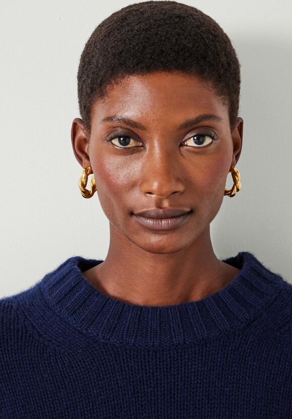 Twist Hoop Earrings