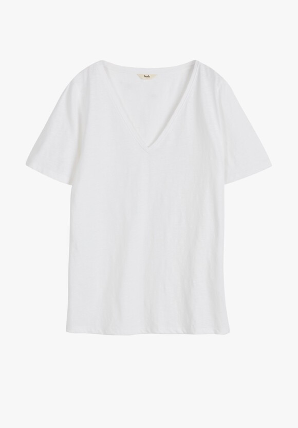 Kali Cotton Slub V-Neck T-Shirt