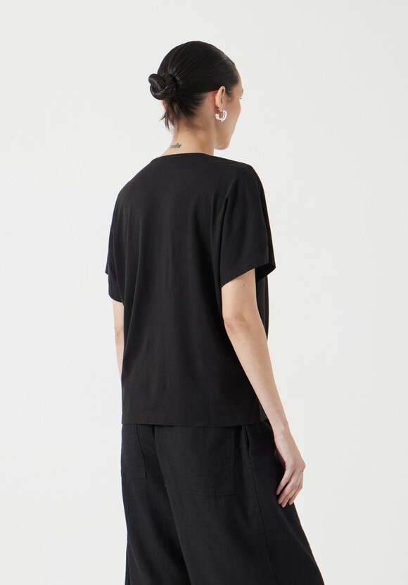 Cowl Neck T-Shirt