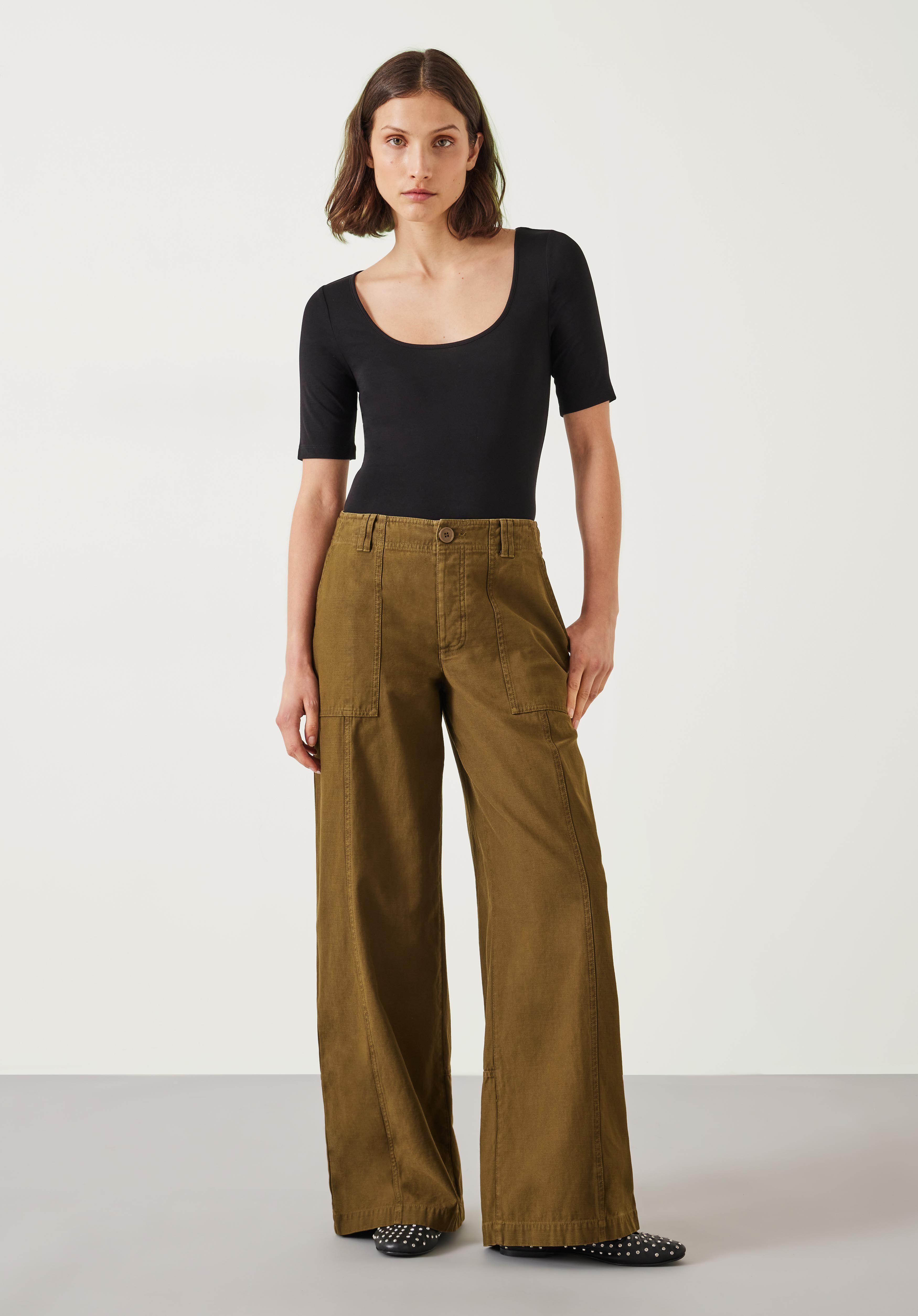 Tight wide leg trousers clearance