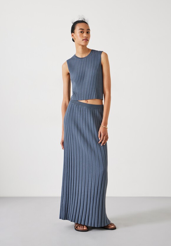 Sive Ribbed Knitted Tank Top