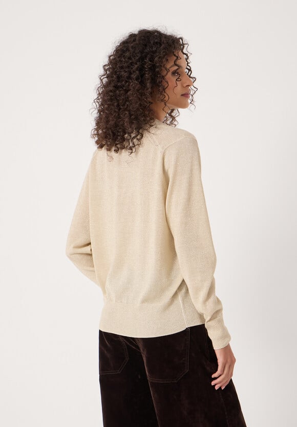 Gracey V Neck Metallic Jumper Gracey V Neck Metallic Jumper
