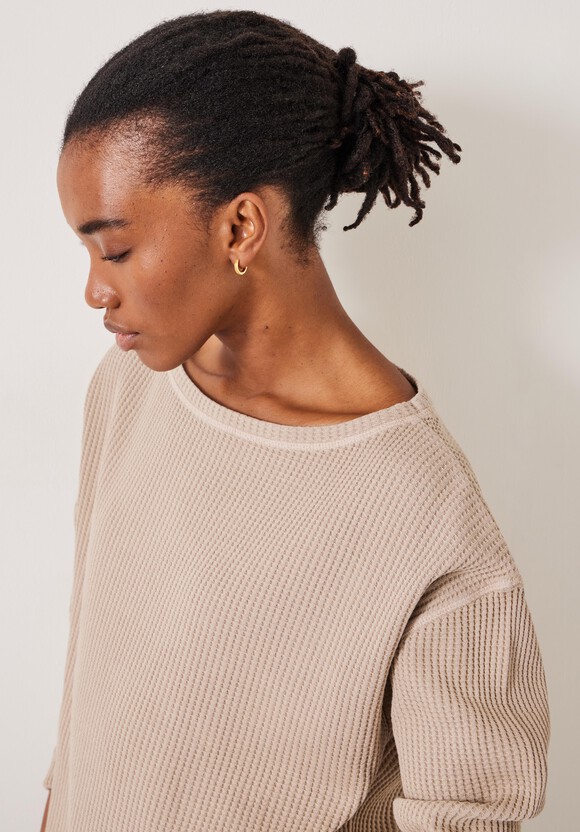 Faye Textured Waffle Top
