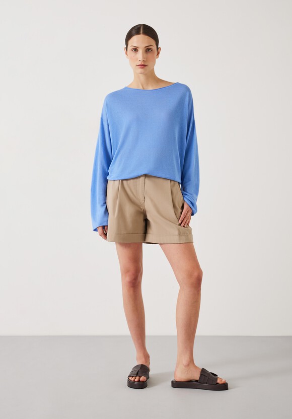 Aarani Open Neck Linen Top