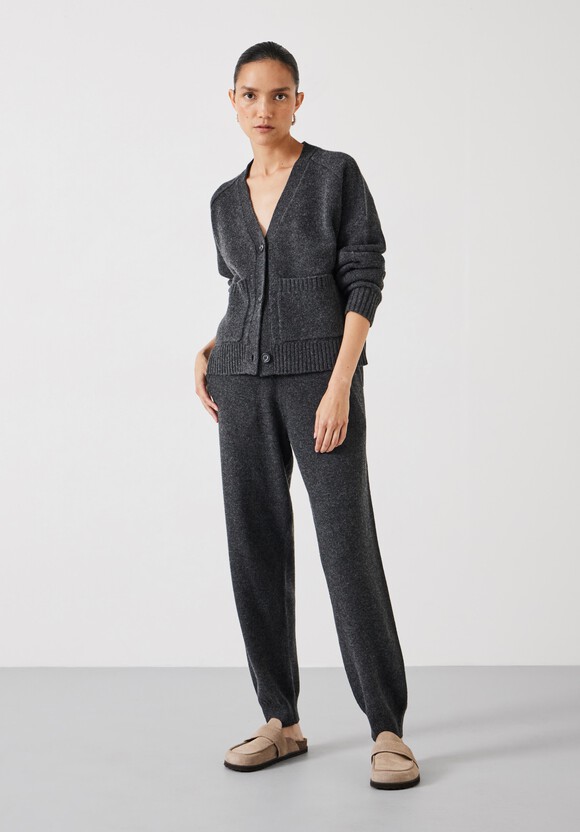 Daisy Merino Wool V Neck Cardigan