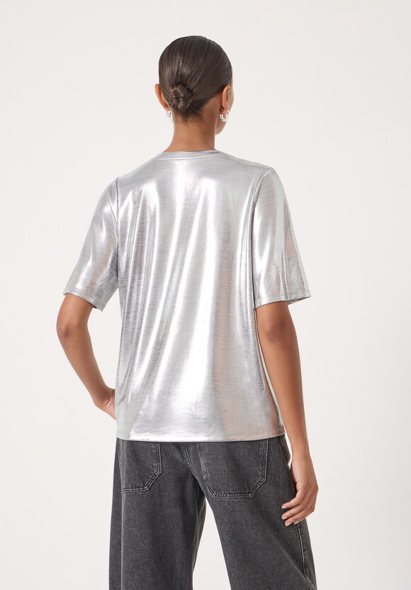 Reece Silver Metallic Sub T-Shirt