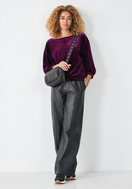 Verity Velvet Off Shoulder Top