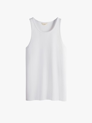 Ribbed Scoop Vest
