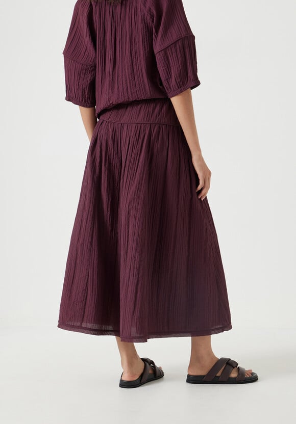 Gathered Detail Midi Skirt Gathered Detail Midi Skirt