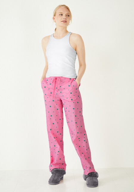 Isla Printed Cotton PJ Trousers