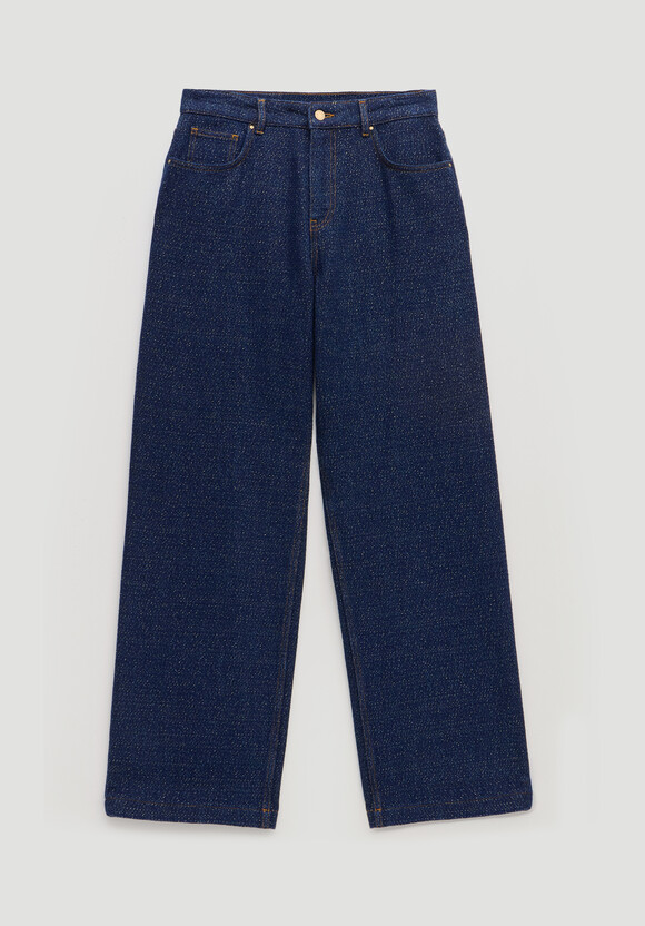 Romy Wide Leg Lurex Jeans