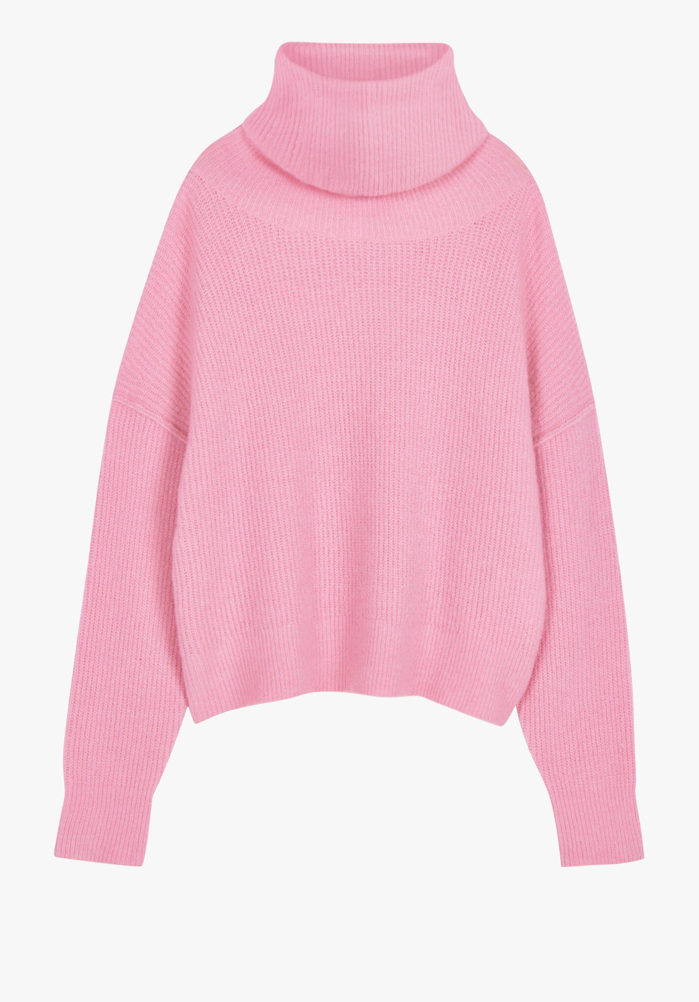 Meryll Ribbed Cropped Jumper Dusty Pink hush