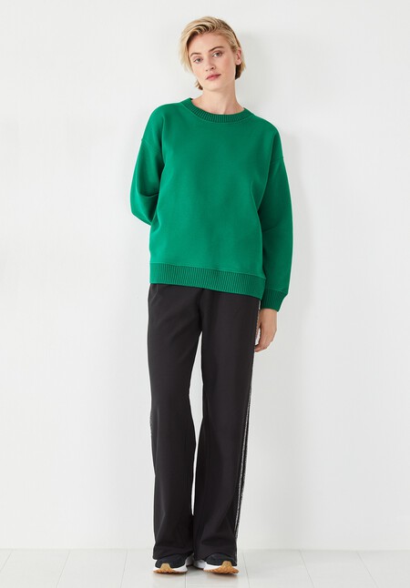 Isabelle Knitted Trim Sweatshirt