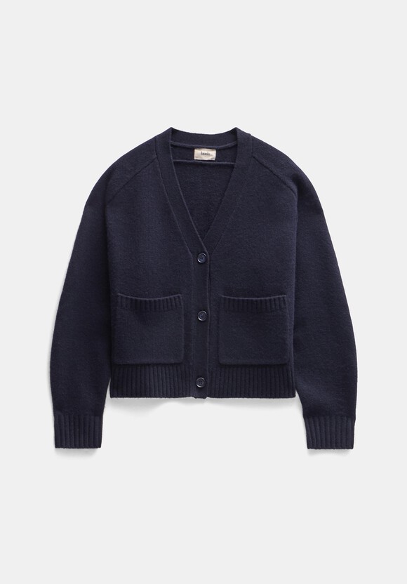 Daisy Merino Wool V Neck Cardigan