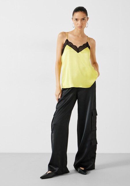 Estella Satin Lace Cami