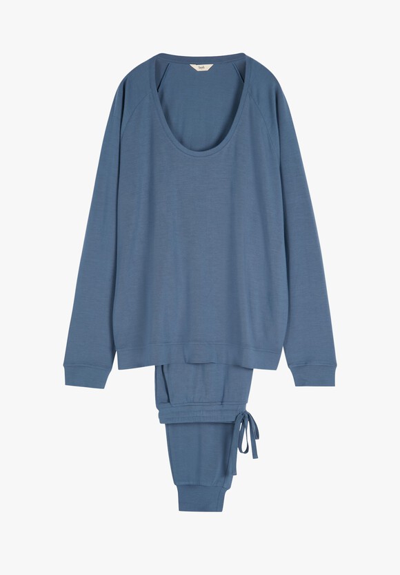 Ayla Scoop Neck Jersey Pyjamas
