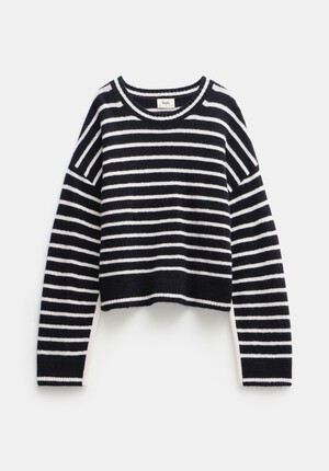 Casey Striped Wool Blend Jumper