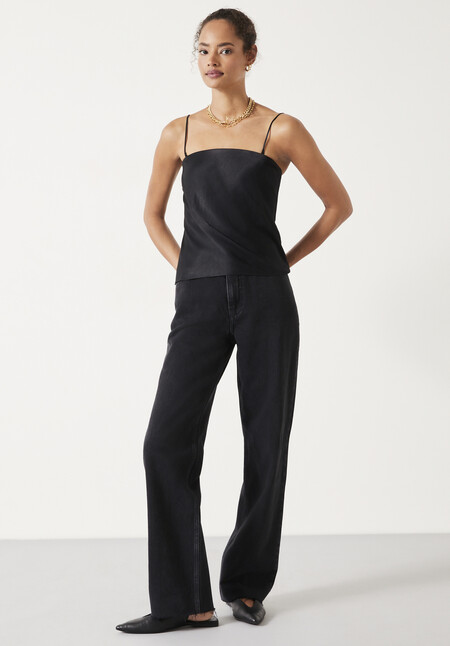 Kaia Strapless Satin Top