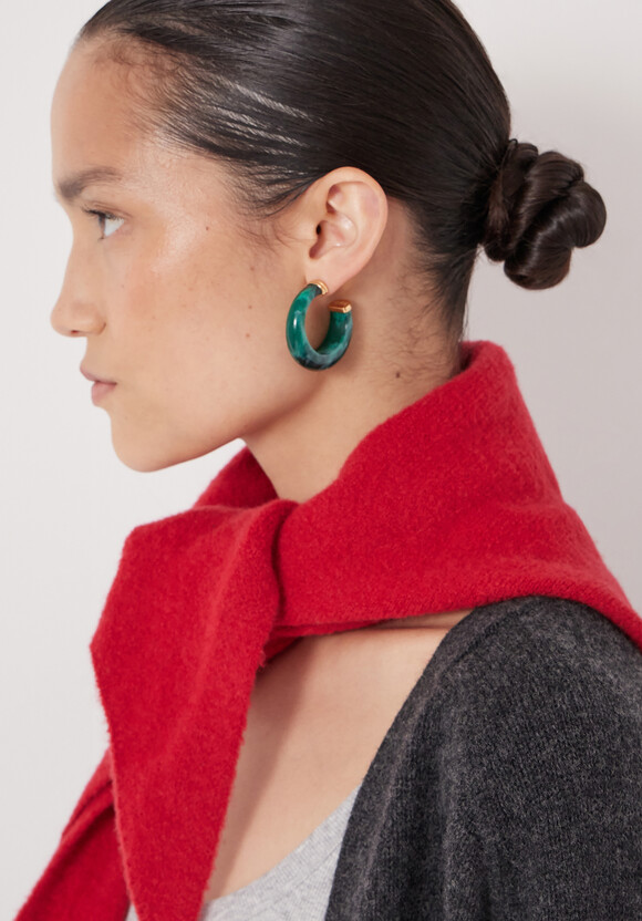 Chunky Resin Hoops