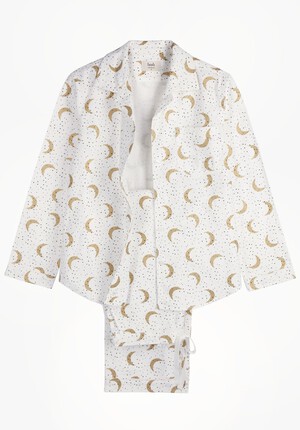 Moon Dot Flannel Pyjamas