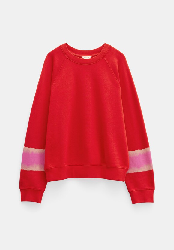 Paula Relaxed Ombre Sleeve Sweatshirt