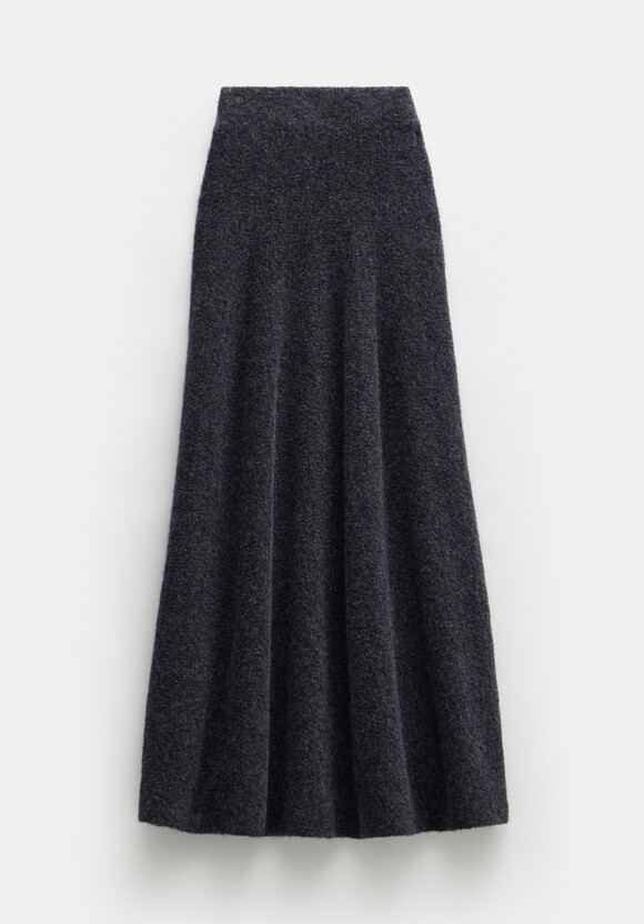 Bea Boucle Knitted Midi Skirt