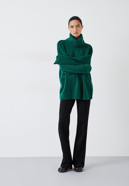 Meryl Roll Neck Wool Blend Jumper