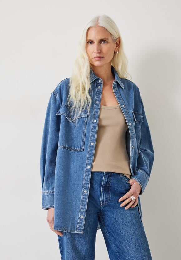 Davina Oversized Denim Shirt