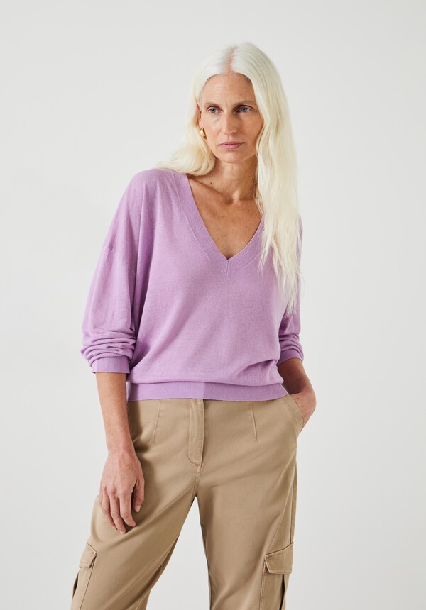 Aston Linen Blend Knitted Jumper