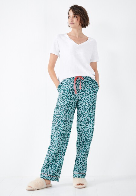 Isla Printed Cotton PJ Trousers