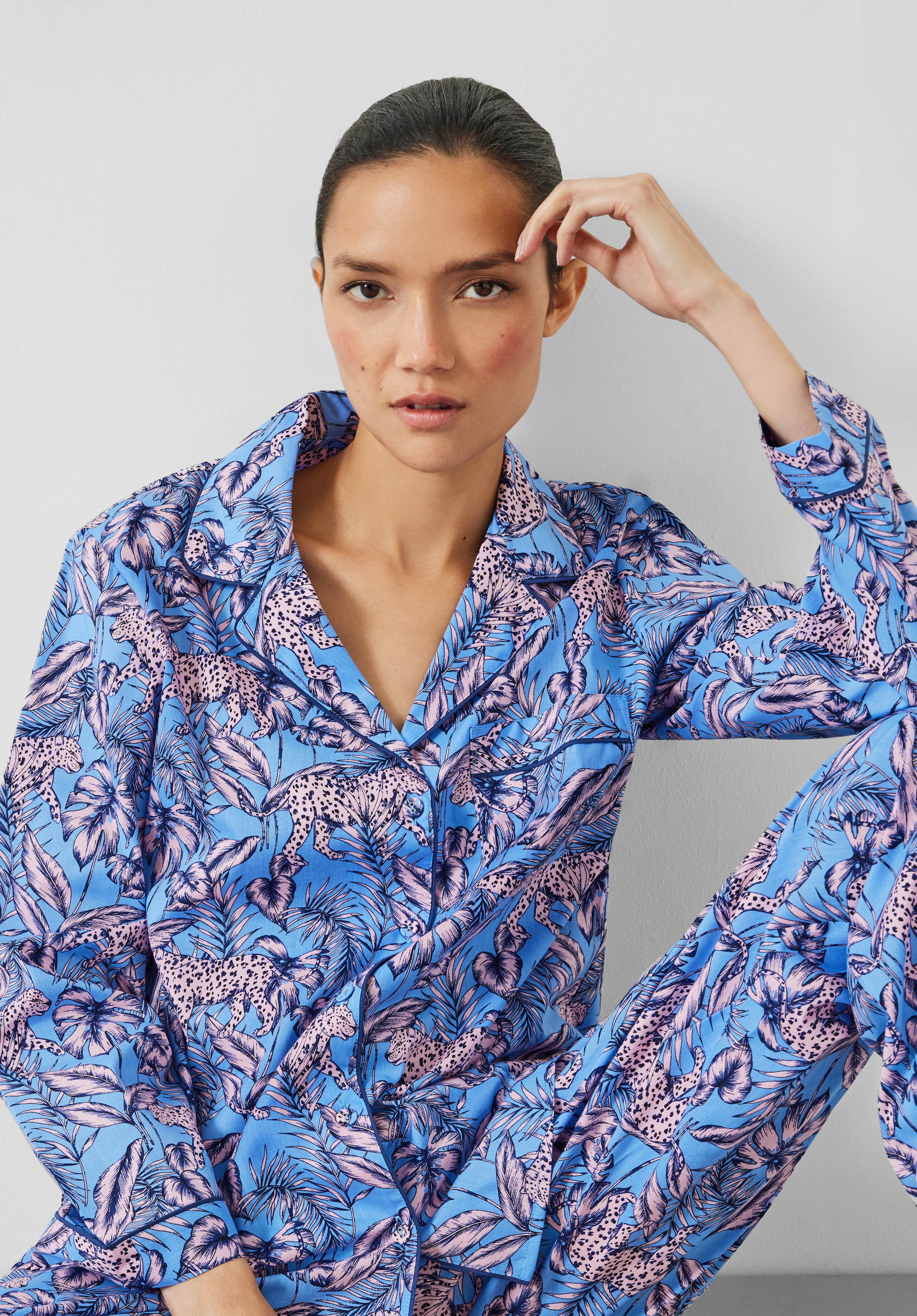 Isla Printed Cotton Pyjama Set